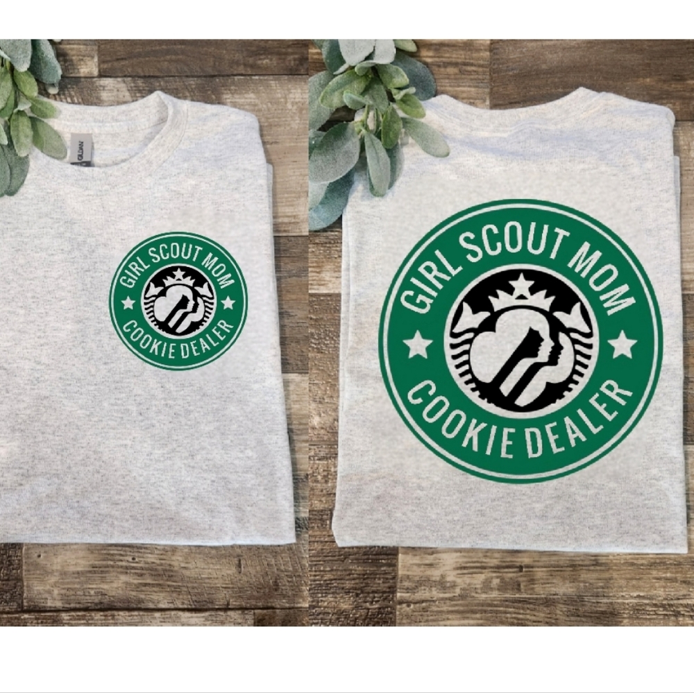 Girl scout mom shirt cookie dealer humor cute popular trending girl scouts